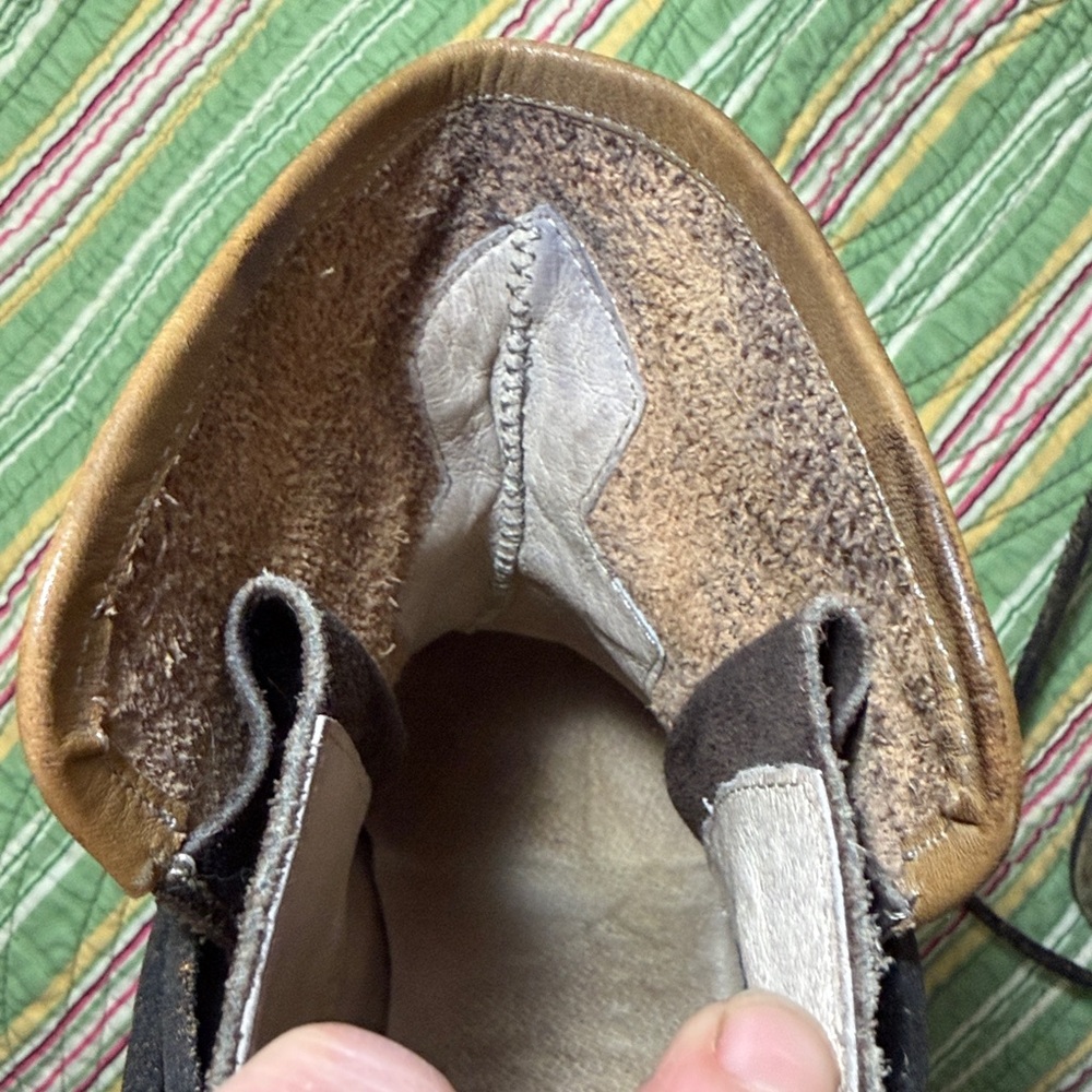 FreeBird Boot Steve Madden booties - all leather - tie up distressed‎ 8 *read - Picture 7 of 11